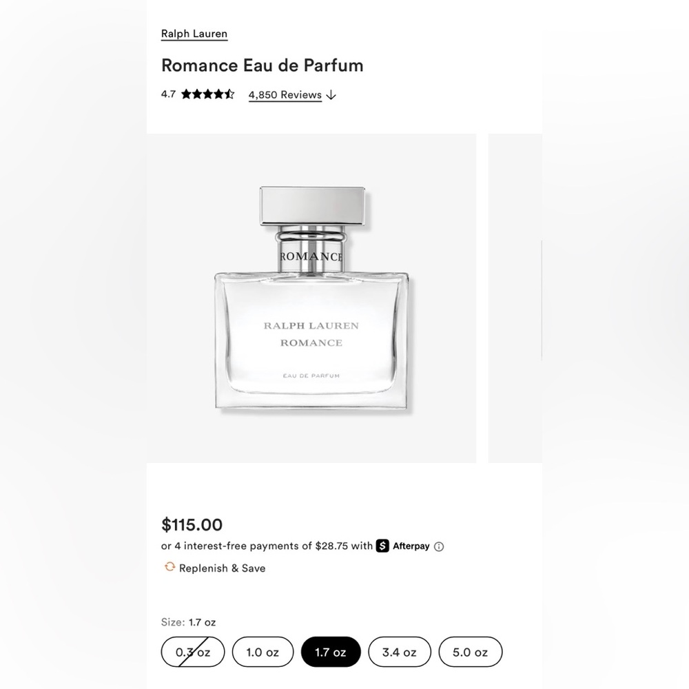 Ralph Lauren Romance Eau de Parfum - Clear